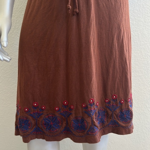 JWLA Johnny Was Women’s Brown Western Embroidered Dress - Picture 6 of 8